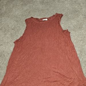Tank top with arm detail